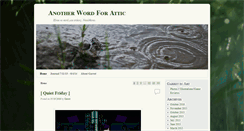 Desktop Screenshot of anotherwordforattic.com